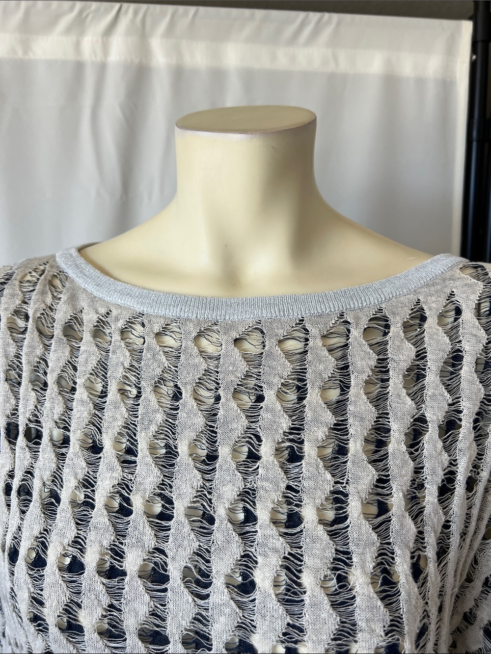Stefanel Cropped Knit Top View 2